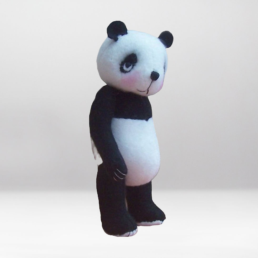 Thumbnail: Bamboo panda felt sewing kit
