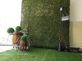 Garden Theme & Marble Theme Photobooth + Photo Album Corner + Walkway + Instant Print