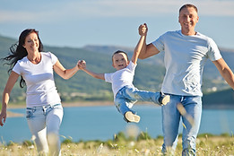 Happy Family i Nature