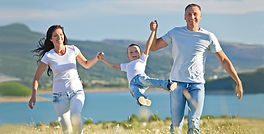 Happy Family in Nature