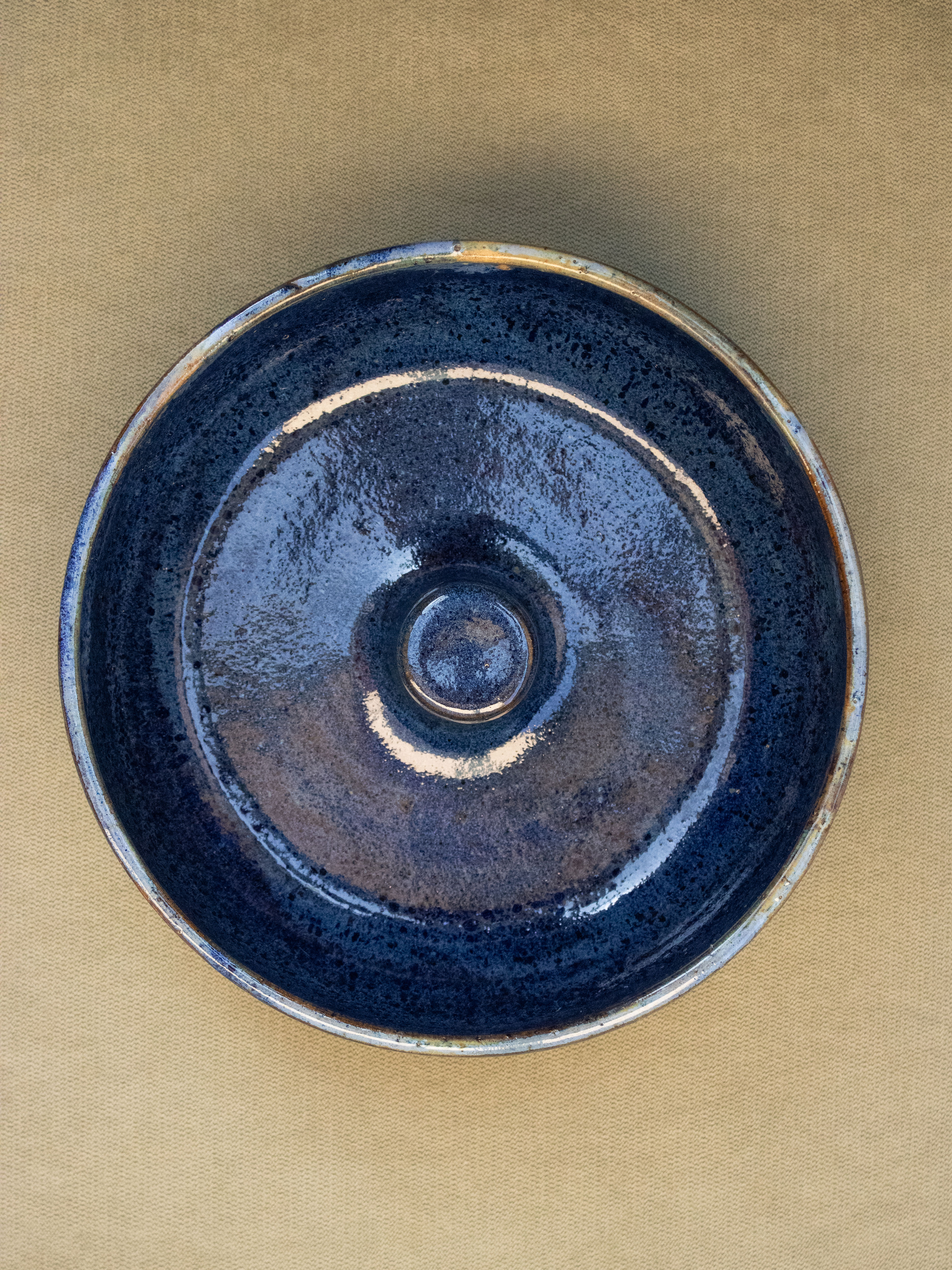 Forma de Cerâmica Azul