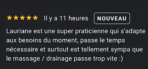 Avis cliente drainage lymphatique