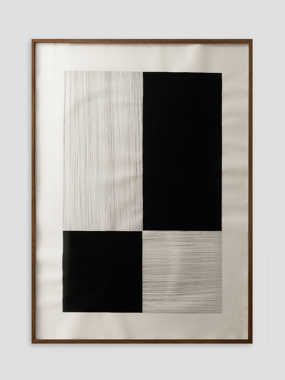 Miniatura: pintura padrão minimalista N2 • livia frigo • 82x110cm