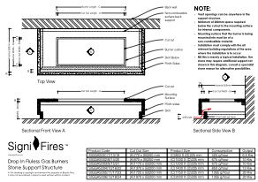 Thumbnail: SIGNI - Vent free flueless gas fireplace with pebbles