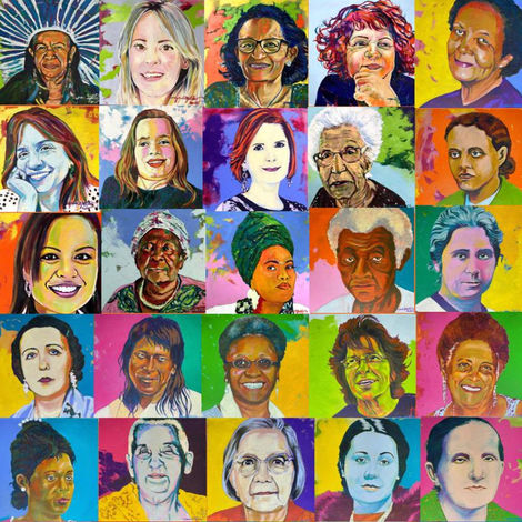 Todas as homenageadas