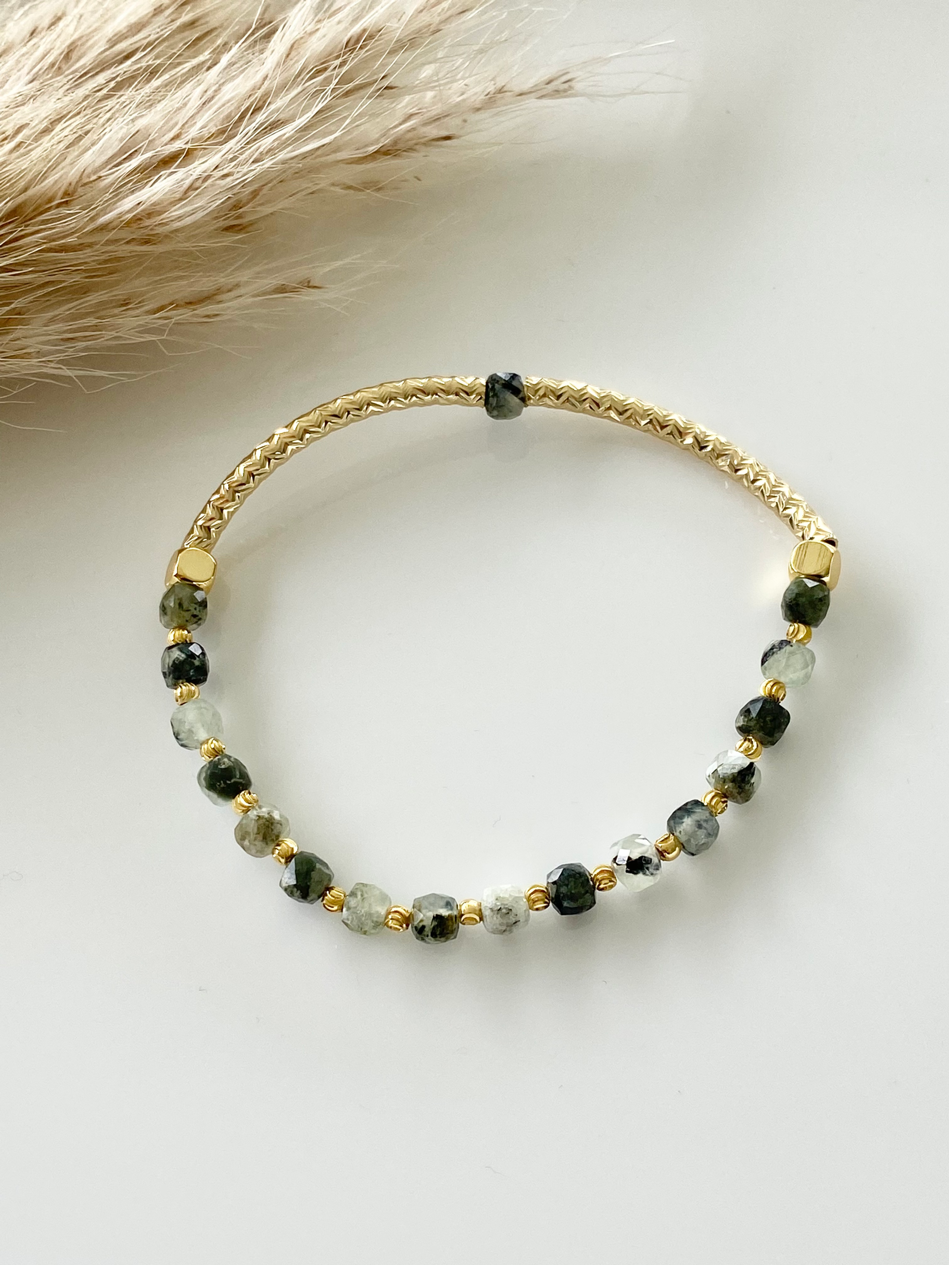 Bracelet INAYA ⬖ Préhnite