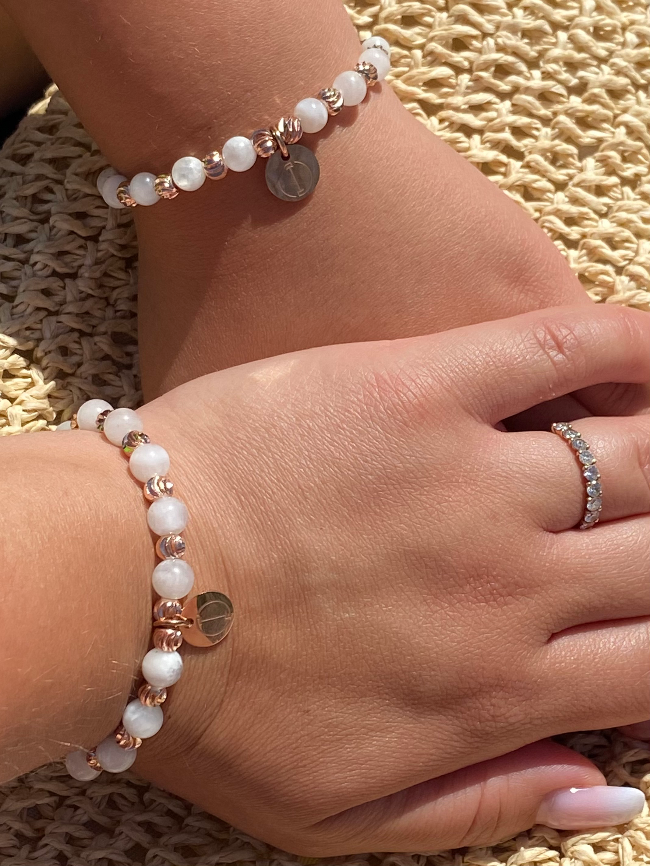 Bracelet AMOR ⬖ Pierre de lune