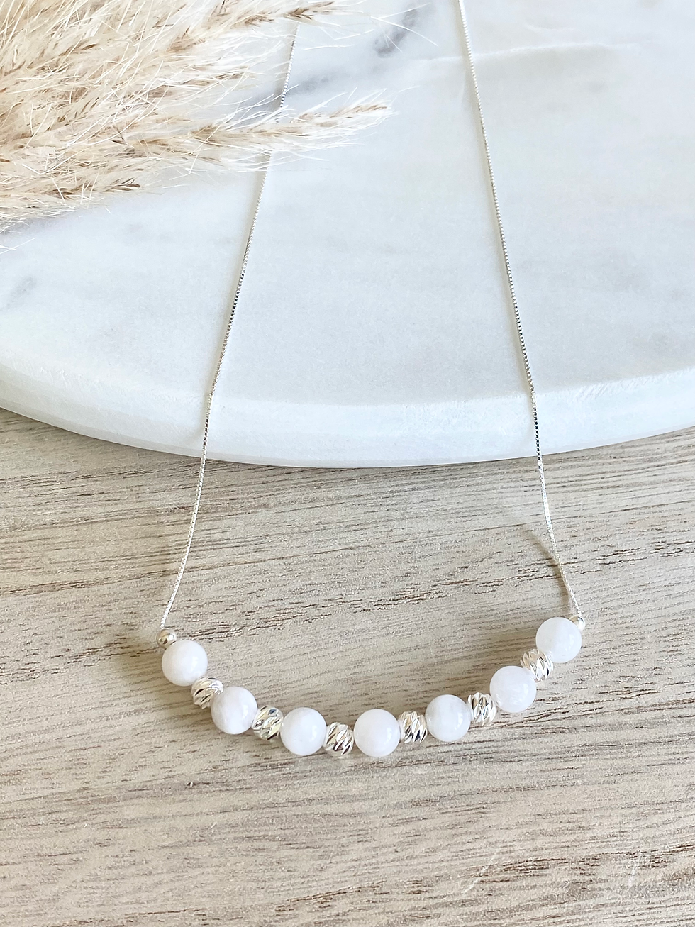 Collier VINILIA ⬖ Pierre de lune