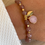 Miniature : Bracelet ELIANNA ⬖ Quartz fraise