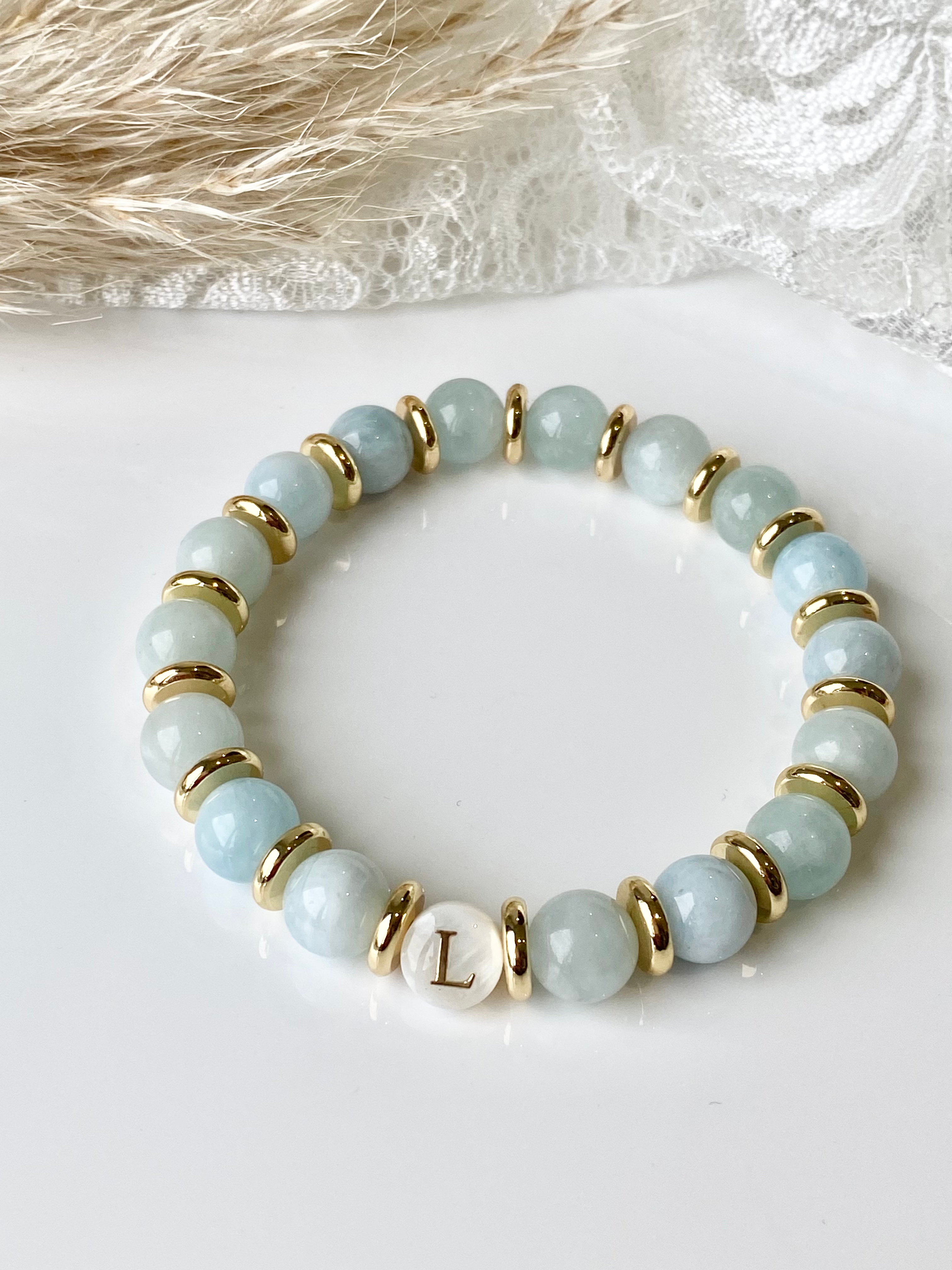 Bracelet ROSA ⬖ Aigue-marine