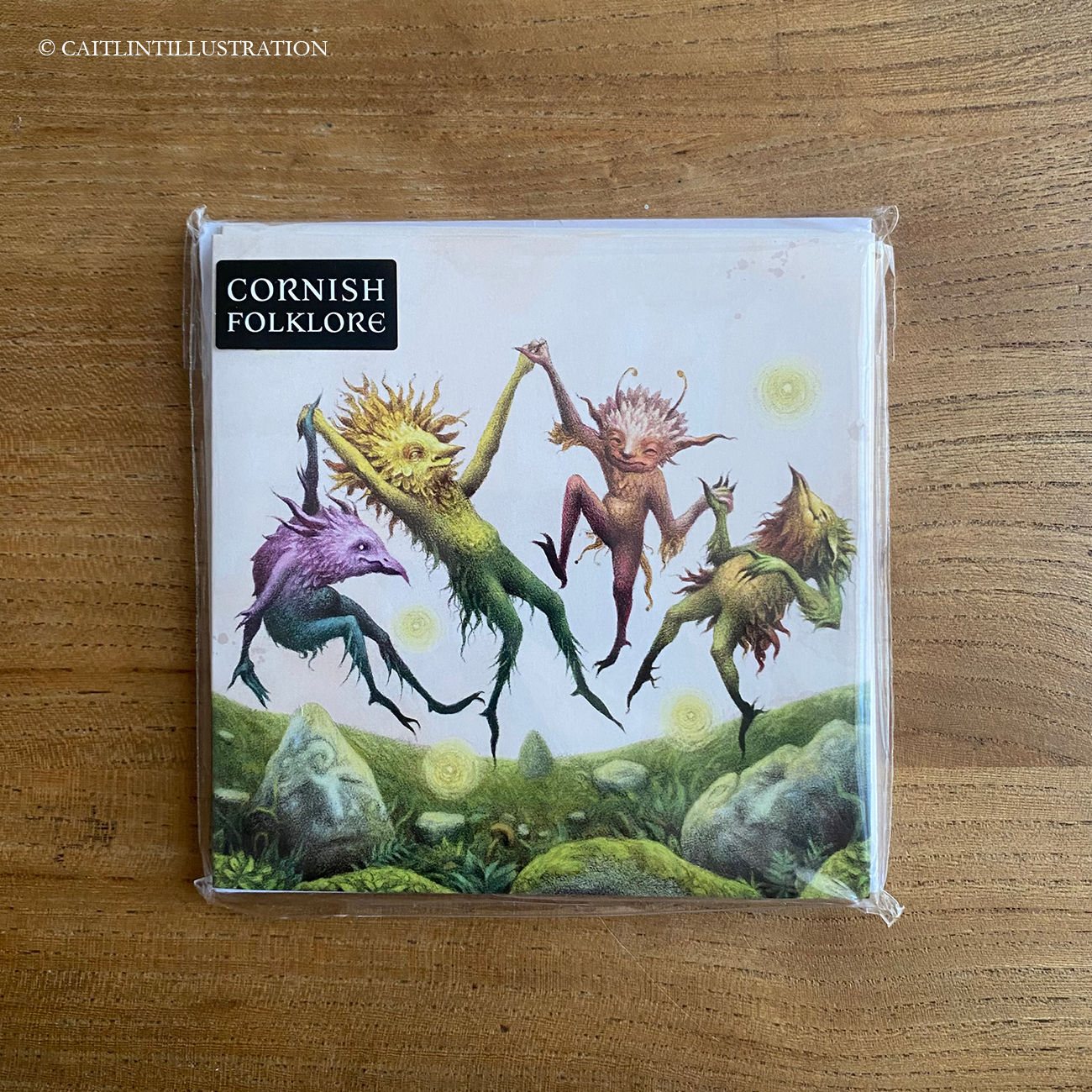 Cornish Folklore Note Cards: pack of 6