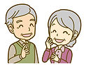 老夫婦のイラスト
