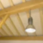 Vue de d'ambiance Suspension industrielle COPA D1 Charles Keller Zumtobel Staff 1990