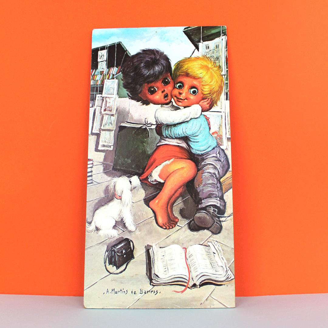 Portrait style Poulbot, A. Martins de Barras vue de face