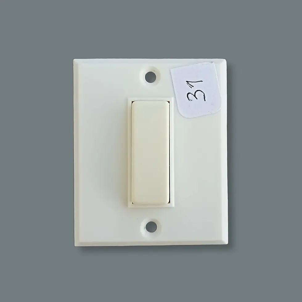 Interrupteur Mistral LEGRAND - Bouton poussoir (Réf. 31), vue de face