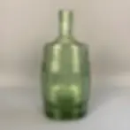 Bouteille ancienne en verre vert Loi fédérale, face