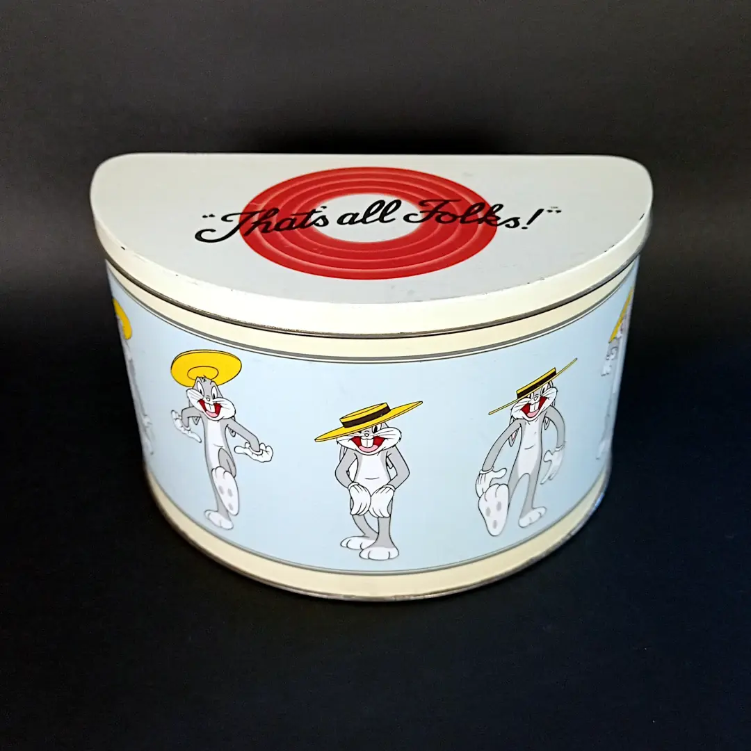 Boîte en métal Bugs Bunny « That's all folks ! » - Mississippi Hare, vue de face