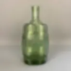 Bouteille ancienne en verre vert Loi fédérale, dos