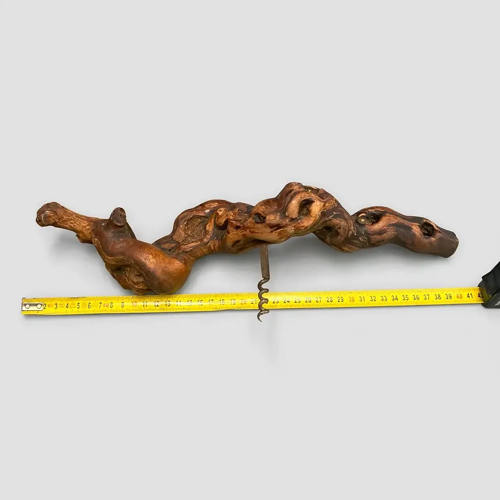 Grand tire-bouchon cep de vigne Laurent Siret, face mesure 40 cm