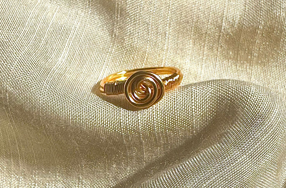 Wire Wrapped Swirl Ring