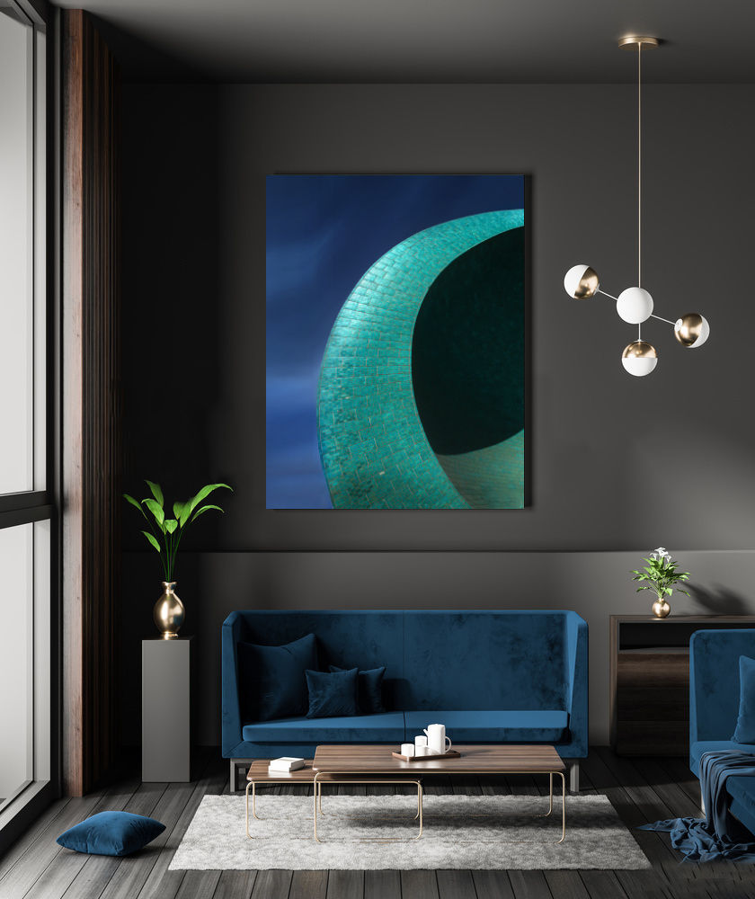 Thumbnail: Blue Mosaic Monument Wall Art