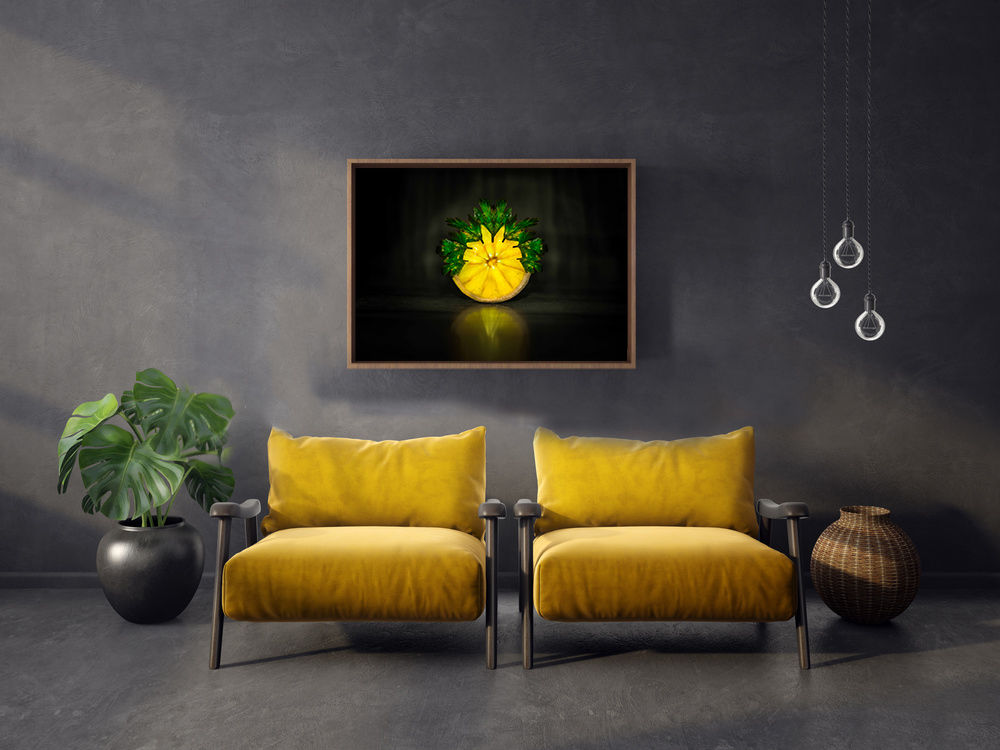 Mint Lemon Fine Art -Food Photography Wall Art for Home Decor-Kitchen Decor