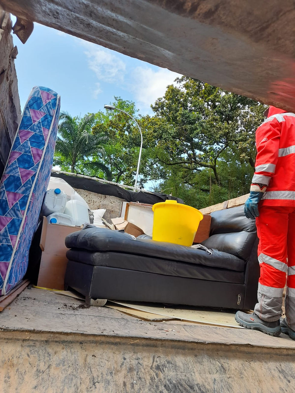 Actividades para el tratamiento de desechos en Plazuela Cañaveral