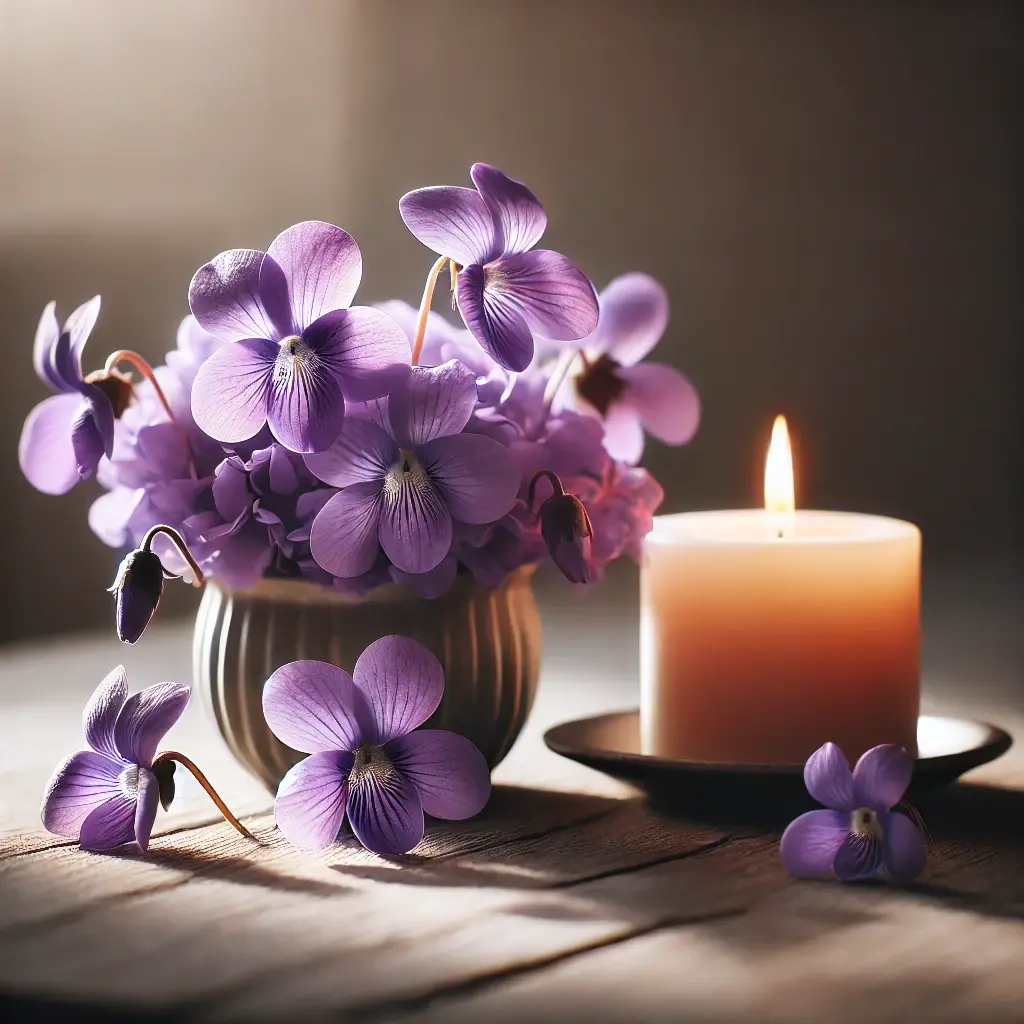 Fragancia para velas - Violeta Mágica