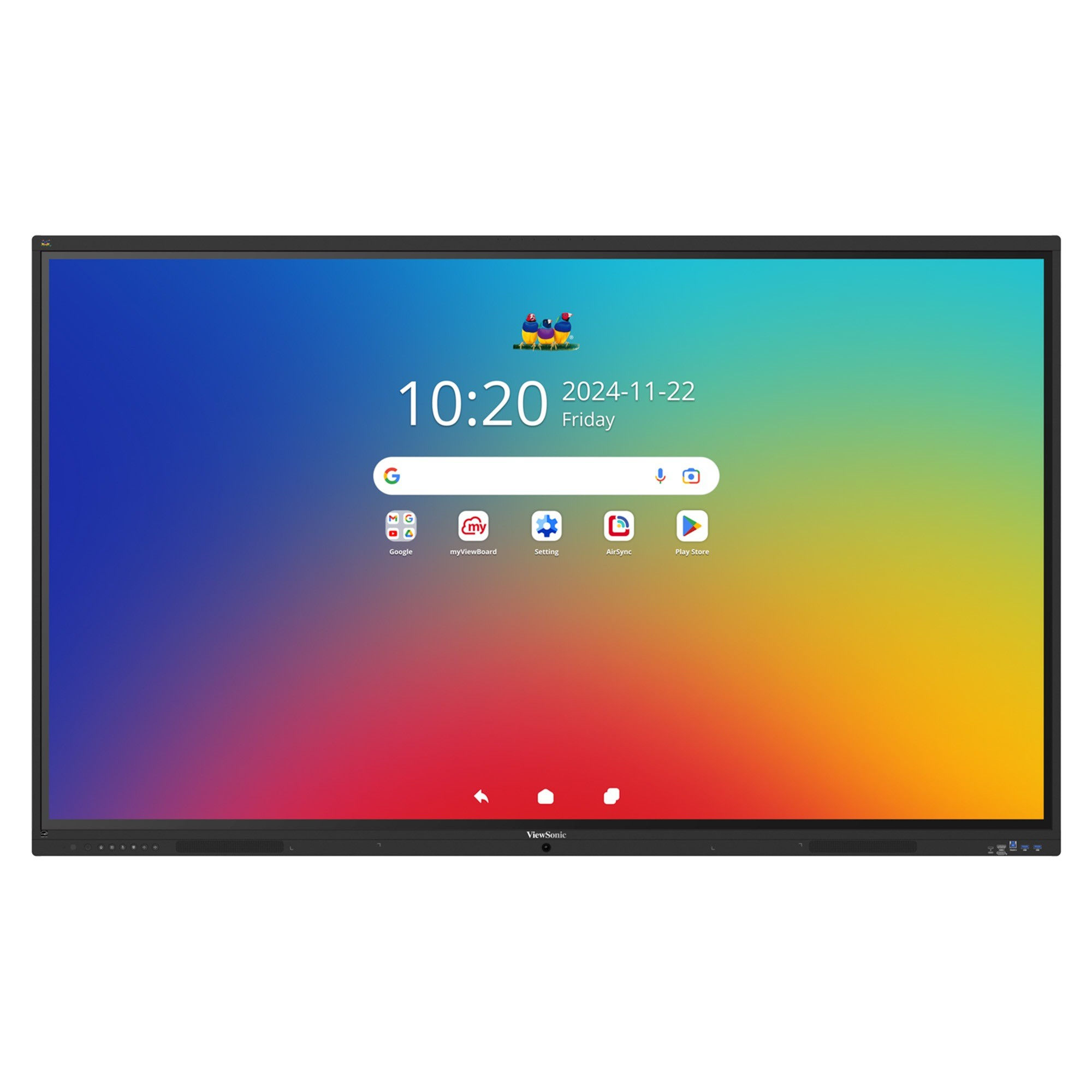 4K 16:9 Android EDLA ViewBoard interactive display