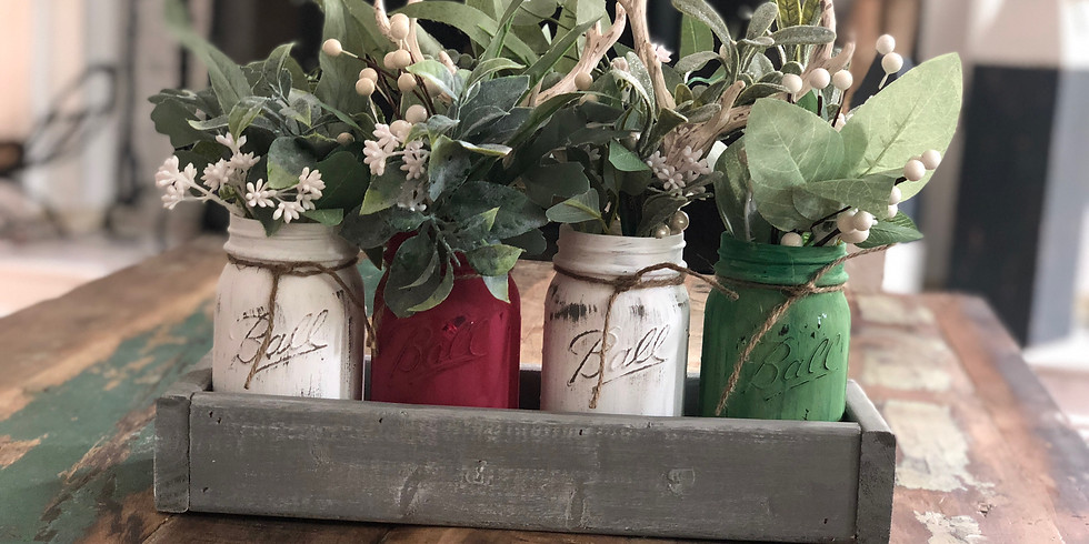 Adult Craft Night! Mason Jar Display OR Centerpiece Box