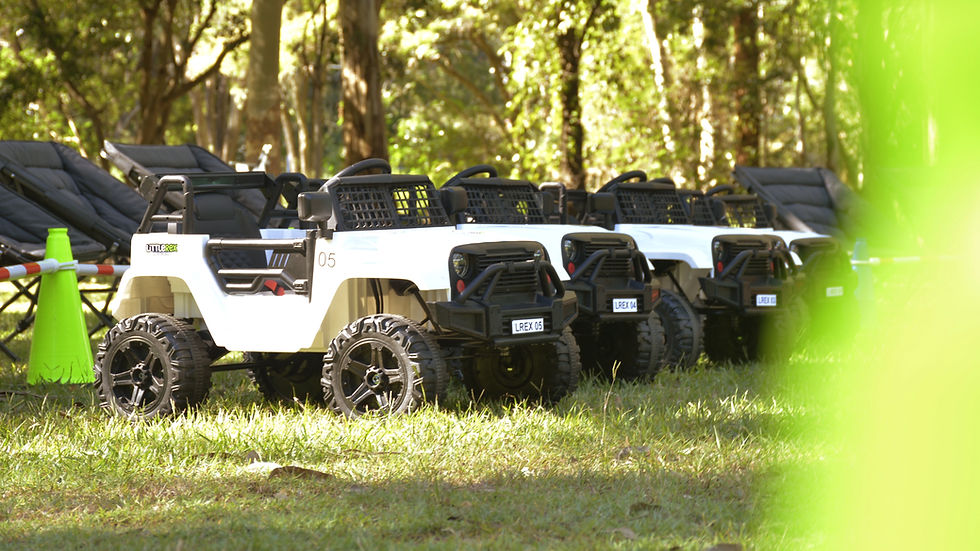Thumbnail: Little Rex - The Ultimate Ride on Car Experience, The best Birthday Party Hire Package
