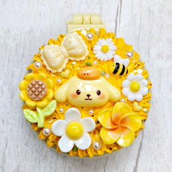 Pompompurin Compact Mirror Brush