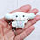 Thumbnail: Hello Kitty Character Cinnamoroll with Flowers Large Resin Flatback Charms