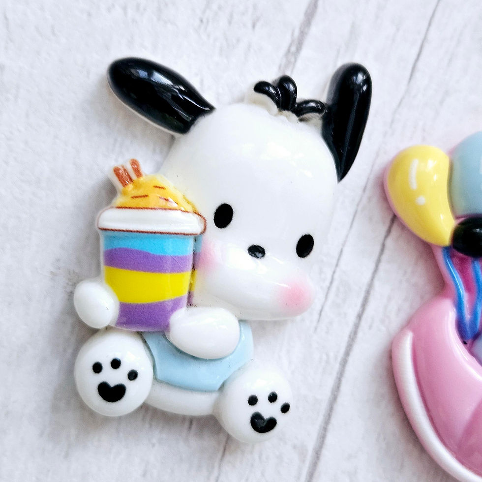 Thumbnail: Hello Kitty Character Pochacco Large Resin Flatback Charms