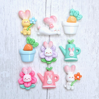 Spring bunnies charm mix