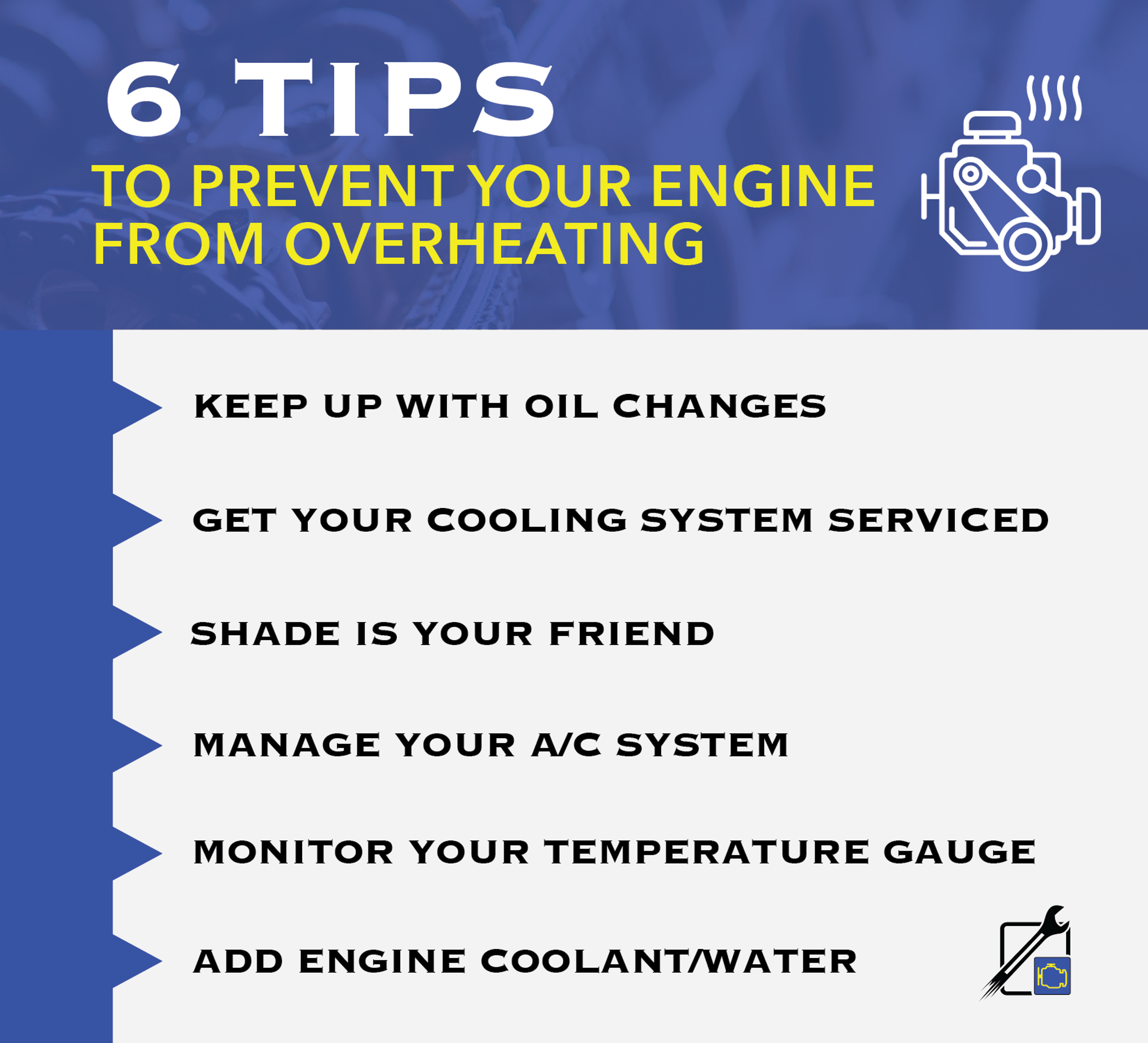 6 Tips to Prevent Your Engine from Overheating