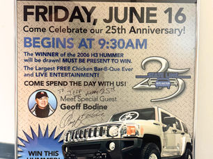 Celebrating 25 Years with Special Guest Geoff Bodine