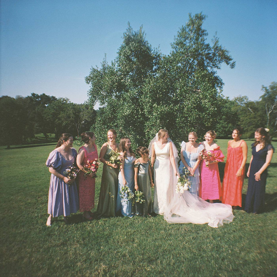 Fine art, film wedding photography from a destination, private estate wedding in Nashville, Tennessee. Shot using Hasselblad and Rolleiflex cameras. 