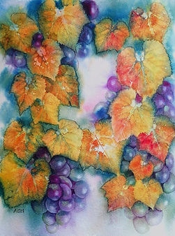 Grape Leaves in Fall