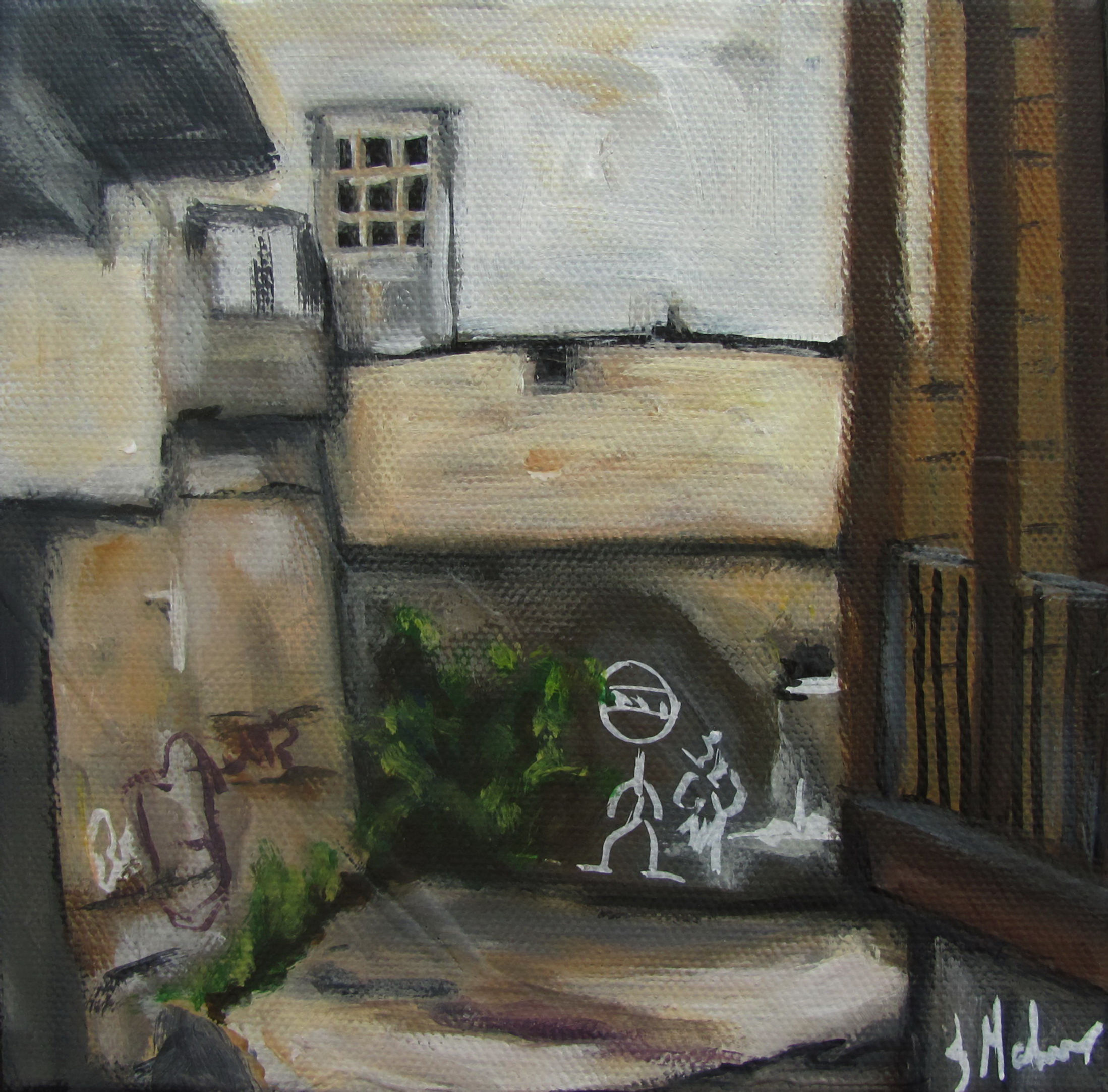 ruisseau d'Ardoise à St-Georges par l'artiste peintre Johanne Maheux