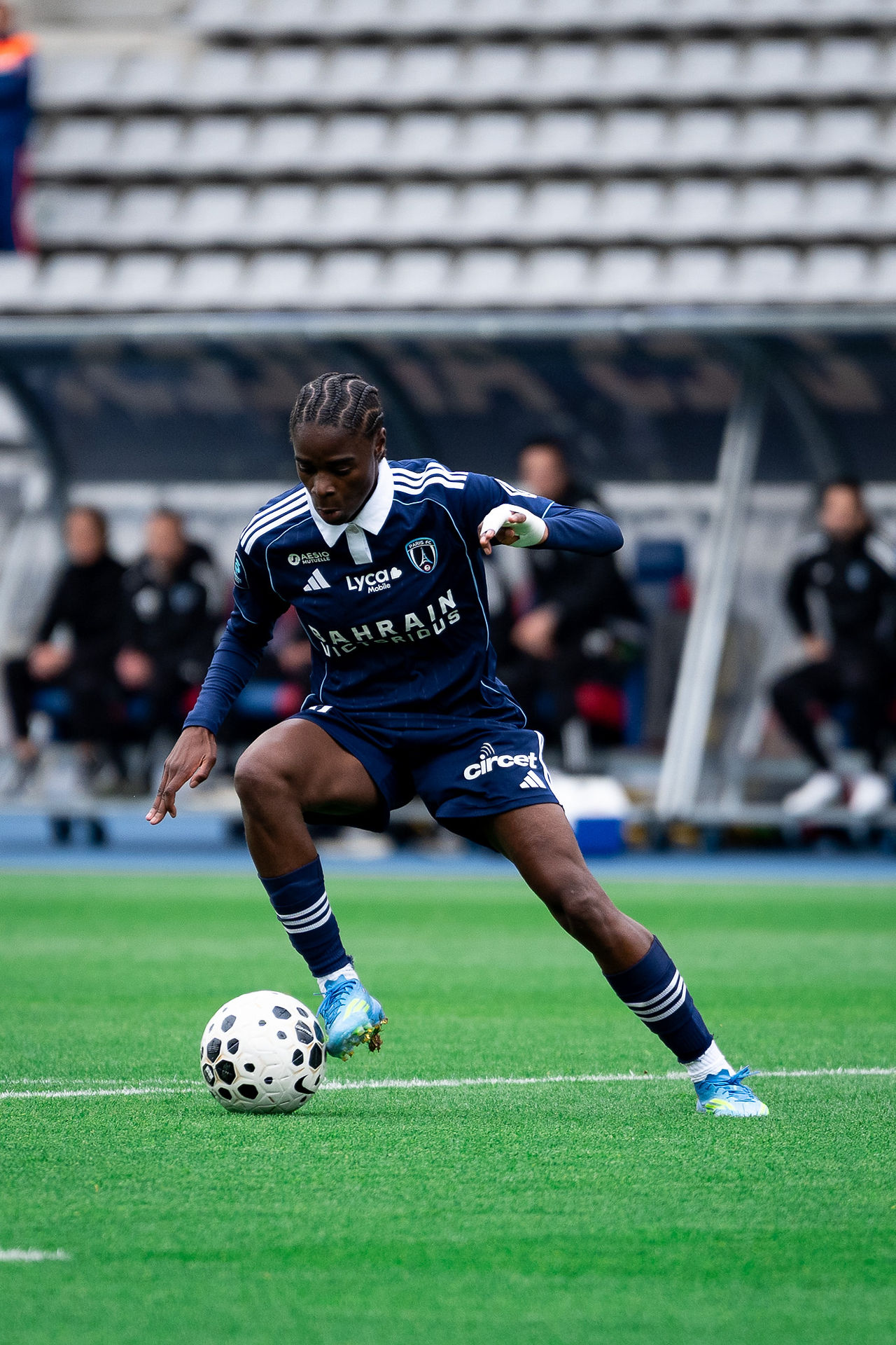 Melween N’Dongala en action 