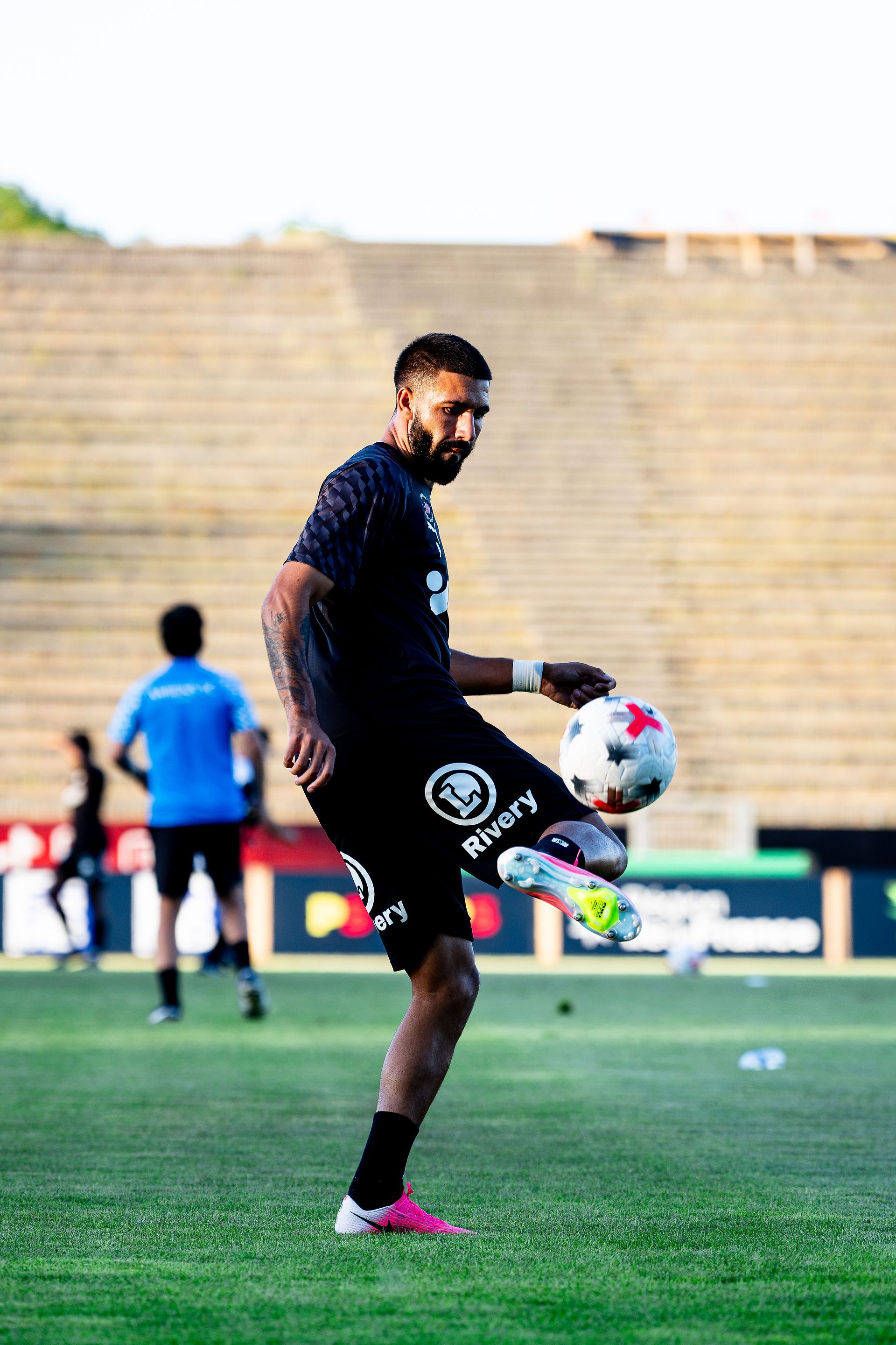 Marvin Adélaïde à l'entrainement