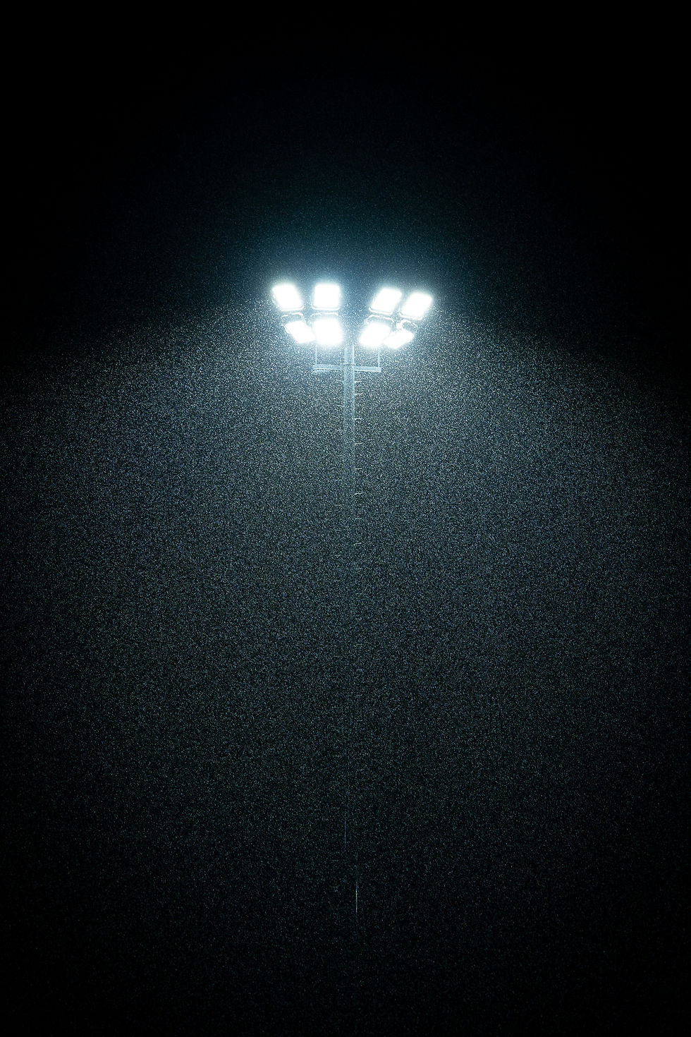 Photo pluie stade Walter Felder