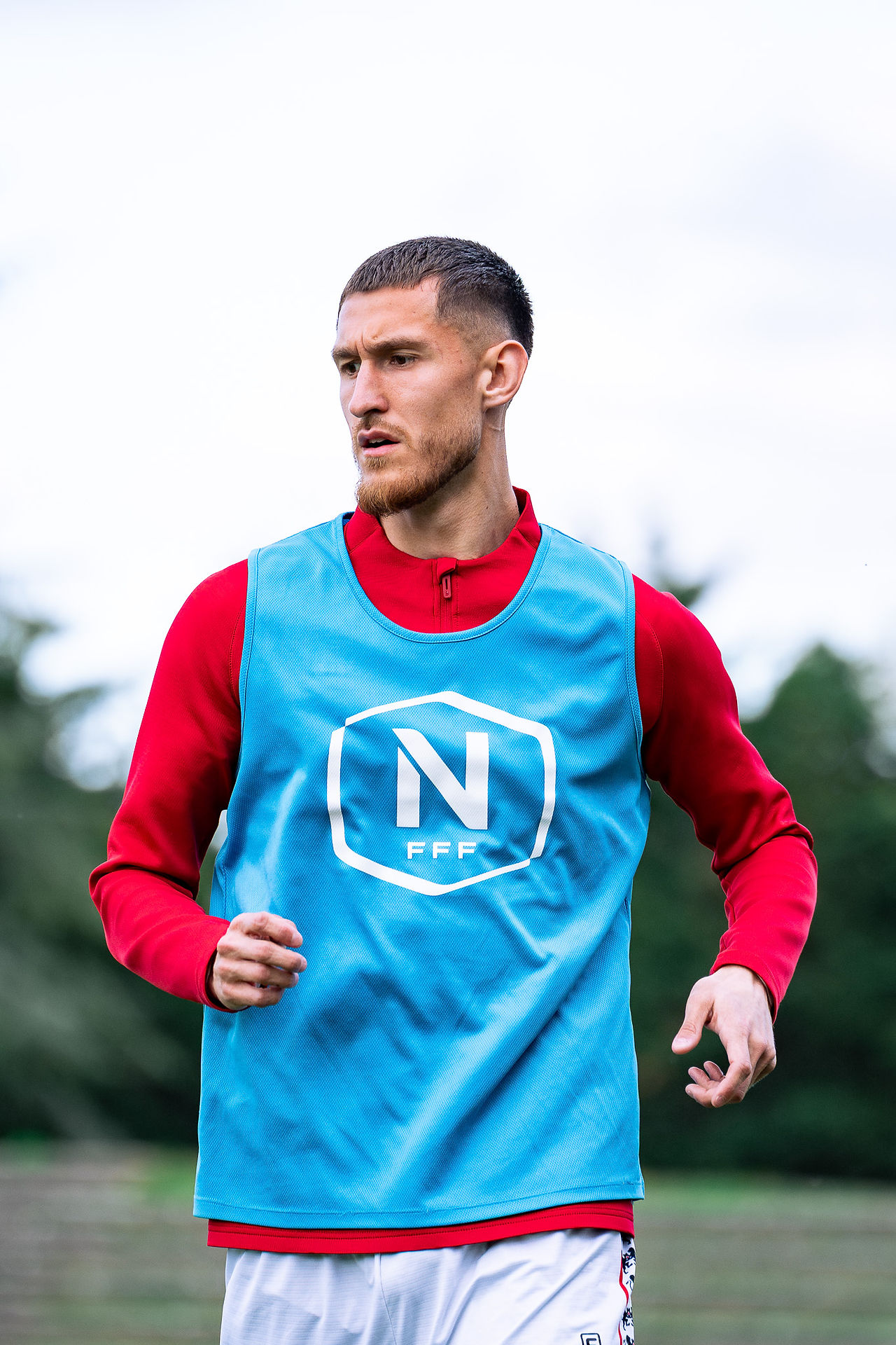 Quentin Vogt à l'entrainement