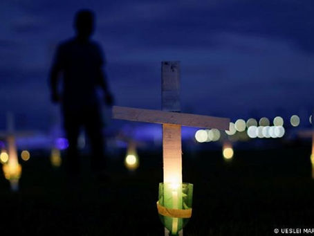 AGRAVANTE: Brasil tem 2.550 mortes por Covid-19 em 24h, 416.949 óbitos totais e 73.380 novos casos