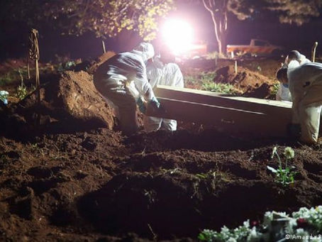 AGRAVANTE: Brasil tem 3.459 mortes por covid-19 em 24h, 361.884 óbitos totais e 73.513 novos casos