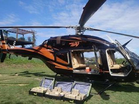 TURBULÊNCIA: Em Búzios (RJ), PF apreende R$ 7 milhões em helicóptero 