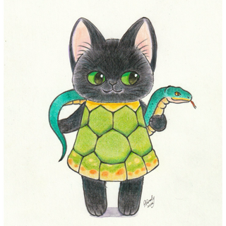 もふもふ四聖獣黒甲