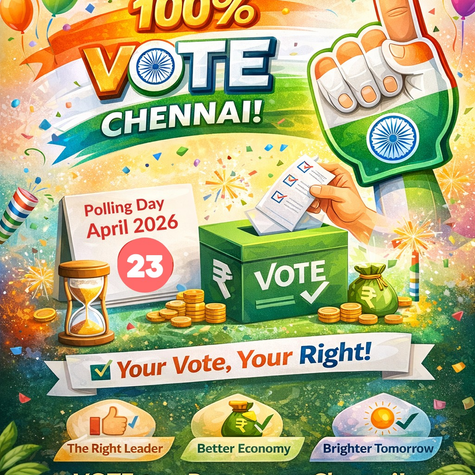 100% VOTE CHENNAI!
