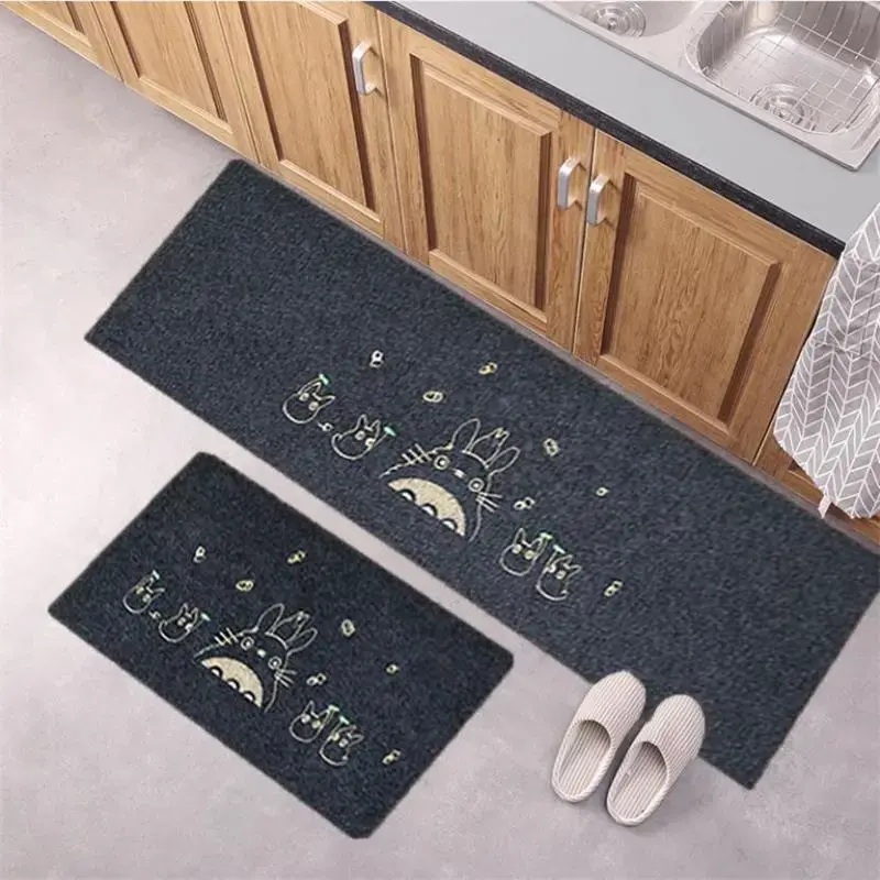 Cartoon Animal Kitchen and Bath Rug, Washable